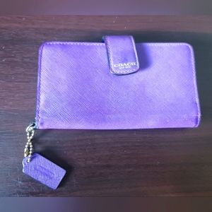 Coach Purple Wallet